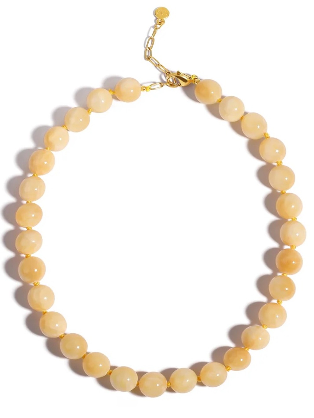 Quartz with 24k Gold Plated Clasp Necklace NWOT